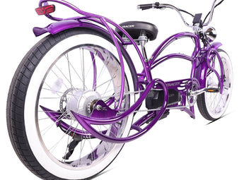 Tracer Beyond Pro Chopper Stretch Cruiser Electric Bike