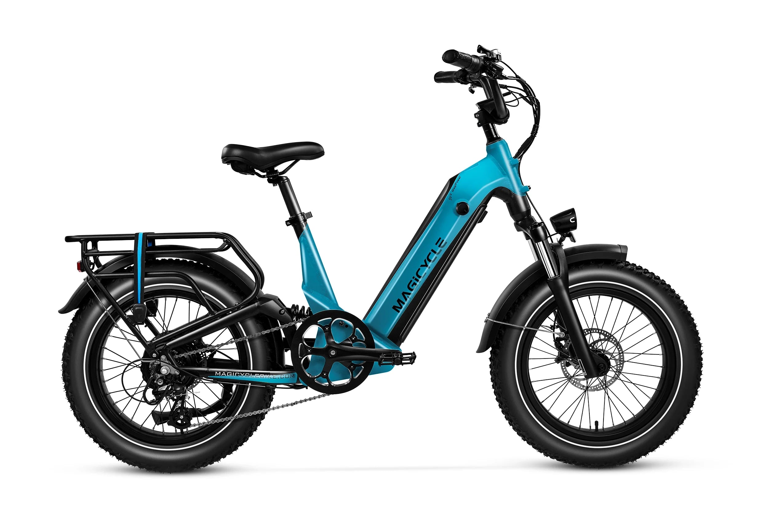Magicycle Deer Mini 2.0 1000W Step-Thru Full Suspension Torque Sensor – Coastal eBike Company