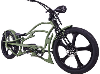 Raptor Pro DS 800W Stretch Cruiser Ebike