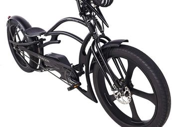 Raptor Pro DS 800W Stretch Cruiser Ebike