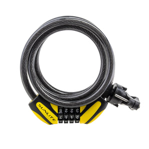 Sunlite Defender D1 Bike Lock 6’x12mm