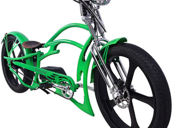 Raptor Pro DS 800W Stretch Cruiser Ebike