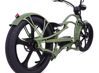 Raptor Pro DS 800W Stretch Cruiser Ebike