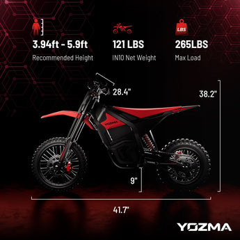 Yozma IN 10 Electric Mini Dirt Bike For Teens & Adults