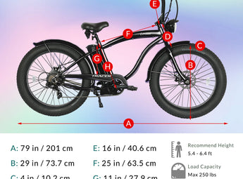 Tracer Loiter Fat Tire Cruiser Electric Bike