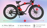 Tracer Loiter Fat Tire Cruiser Electric Bike