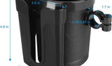3-in-1 Bike Cup Holder, Phone and Key Holder