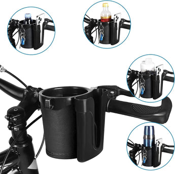 3-in-1 Bike Cup Holder, Phone and Key Holder