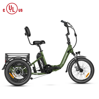 Addmotor Citytri E-310 Mini 750W Electric Trike for Adults Best Electric Tricycle Under Up To 90 Miles