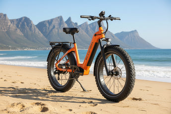 coastal cycles makes three models of electric bicycles Long Range Trike for Adults, 998Wh Battery, 1200W Peak Motor, 20"x4.0" Fat Tire 3-Wheel E-Bike, ESKUTE T300 Pro Black+Orange Find Your Perfect Ride with the Coastal Cruiser Electric Bike Company Model A
