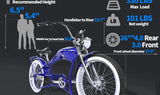 Tracer Twenty5 Chopper Stretch Cruiser Electric Bike