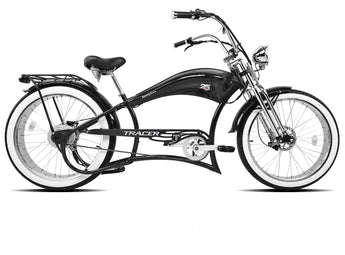 Tracer Twenty5 Chopper Stretch Cruiser Electric Bike