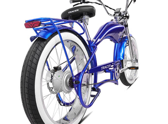 Tracer Twenty5 Chopper Stretch Cruiser Electric Bike