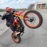 HappyRun F18 2.0 Electric Dirt Bike with Mid-Drive for Teens & Adults