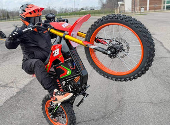 HappyRun F18 2.0 Electric Dirt Bike with Mid-Drive for Teens & Adults