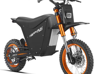 HappyRun G300 SE Electric Mini Dirt Bike with Mid-Drive for Teens & Adults
