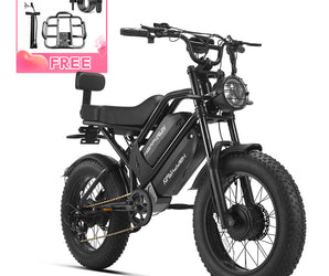 HappyRun G70 Pro Dual-Motor Dual-Battery Electric Cargo Bike