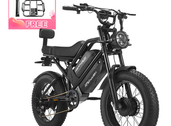 HappyRun G70 Pro Dual-Motor Dual-Battery Electric Cargo Bike
