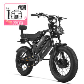 HappyRun G70 Pro Dual-Motor Dual-Battery Electric Cargo Bike