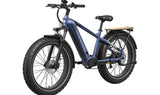 Blue electric bike on a white background