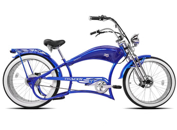 Tracer Twenty5 Chopper Stretch Cruiser Electric Bike