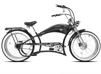 Tracer Twenty5 Chopper Stretch Cruiser Electric Bike