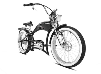 Tracer Twenty5 Chopper Stretch Cruiser Electric Bike