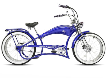Tracer Twenty5 Chopper Stretch Cruiser Electric Bike