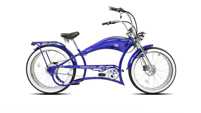 Tracer Twenty5 Chopper Stretch Cruiser Electric Bike