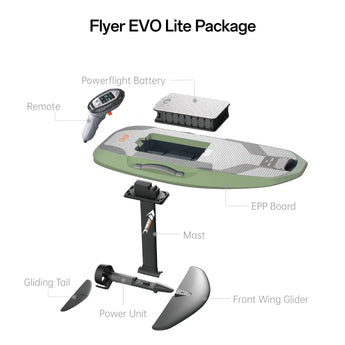 Waydoo Flyer EVO Lite eFoil Board 90L 4000W