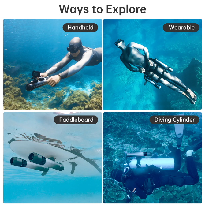 Waydoo Subnado Plus High-Power Underwater Scooter