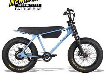 Zooz ZOOPER Fat Tire Moped Style Electric Bike