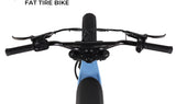 Zooz ZOOPER Fat Tire Moped Style Electric Bike