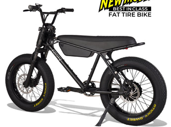 Zooz ZOOPER Fat Tire Moped Style Electric Bike