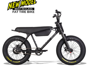 Zooz ZOOPER Fat Tire Moped Style Electric Bike