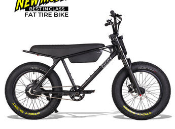 Zooz ZOOPER Fat Tire Moped Style Electric Bike