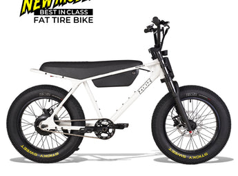 Zooz ZOOPER Fat Tire Moped Style Electric Bike