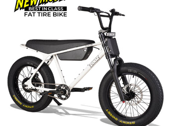 Zooz ZOOPER Fat Tire Moped Style Electric Bike