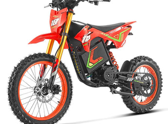 HappyRun F18 2.0 Electric Dirt Bike with Mid-Drive for Teens & Adults
