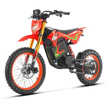 HappyRun F18 2.0 Electric Dirt Bike with Mid-Drive for Teens & Adults