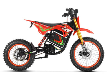 HappyRun F18 2.0 Electric Dirt Bike with Mid-Drive for Teens & Adults
