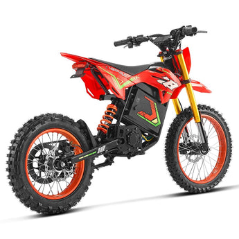 HappyRun F18 2.0 Electric Dirt Bike with Mid-Drive for Teens & Adults