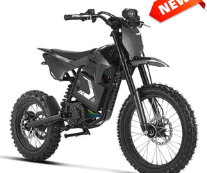 HappyRun F18 2.0 Electric Dirt Bike with Mid-Drive for Teens & Adults