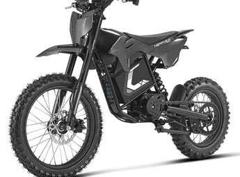 HappyRun F18 2.0 Electric Dirt Bike with Mid-Drive for Teens & Adults