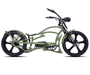 Raptor Pro DS 800W Stretch Cruiser Ebike