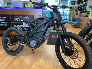 side view of ventus one plus electric dirtbike